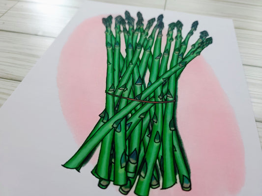 Asparagus Print
