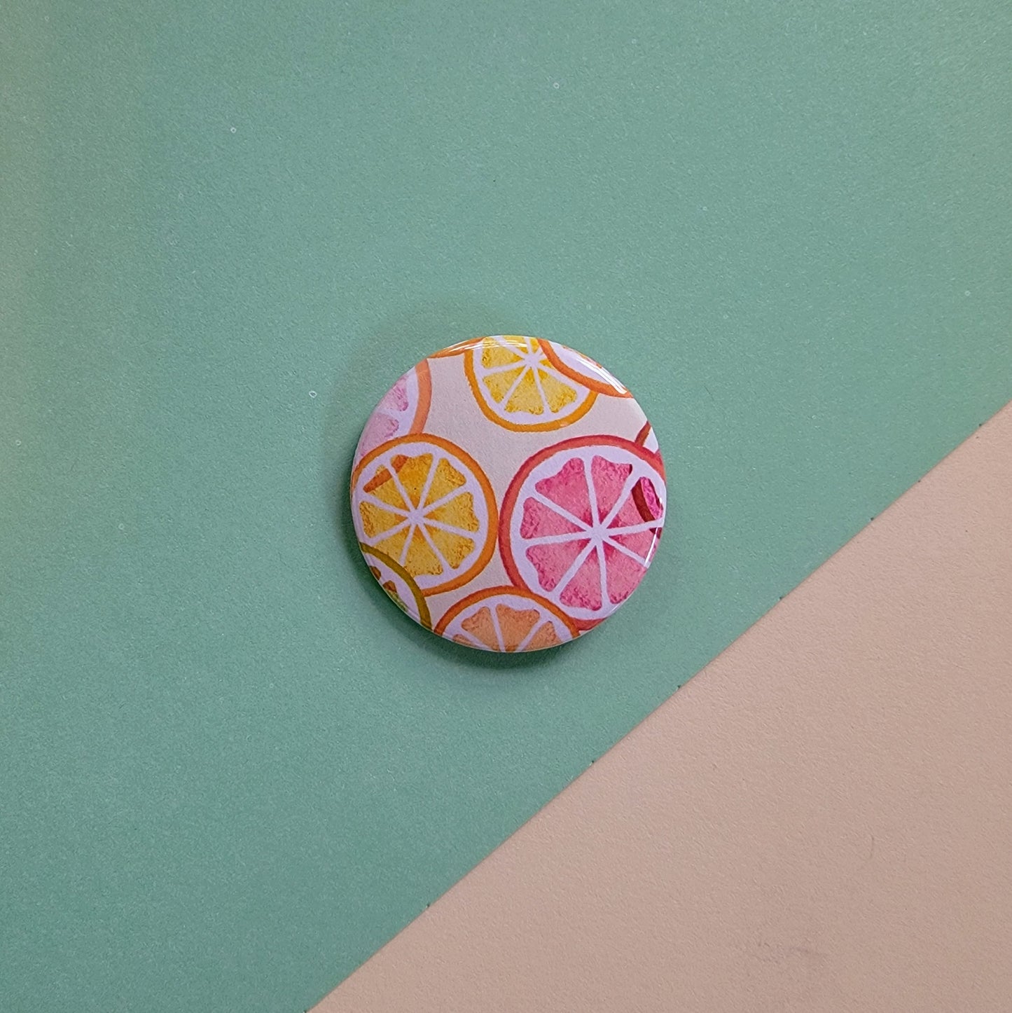 Citrus Slices 1.25 in Button