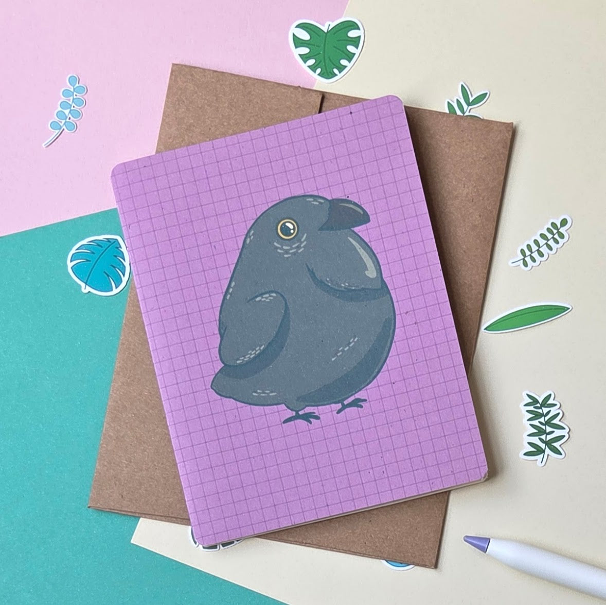Raven Greeting Card