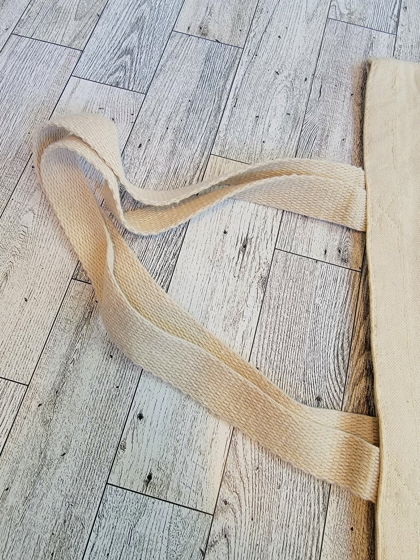 Monstera Canvas Tote Bag - Bag Handles Shot