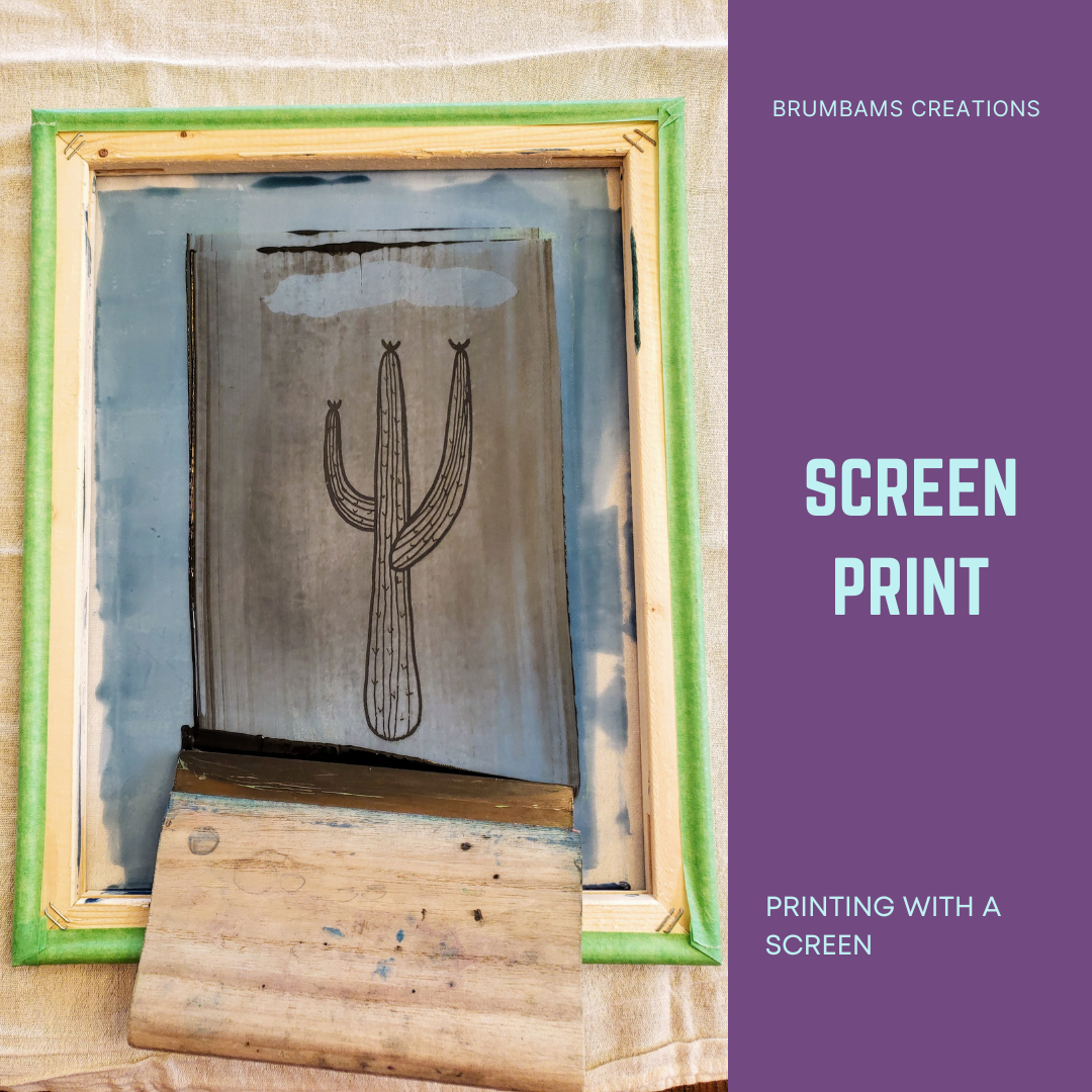 The Magic of Screen Printing at Home: Printing with a Screen