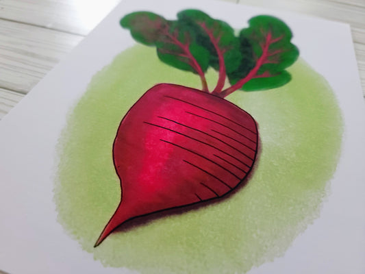Beet Print