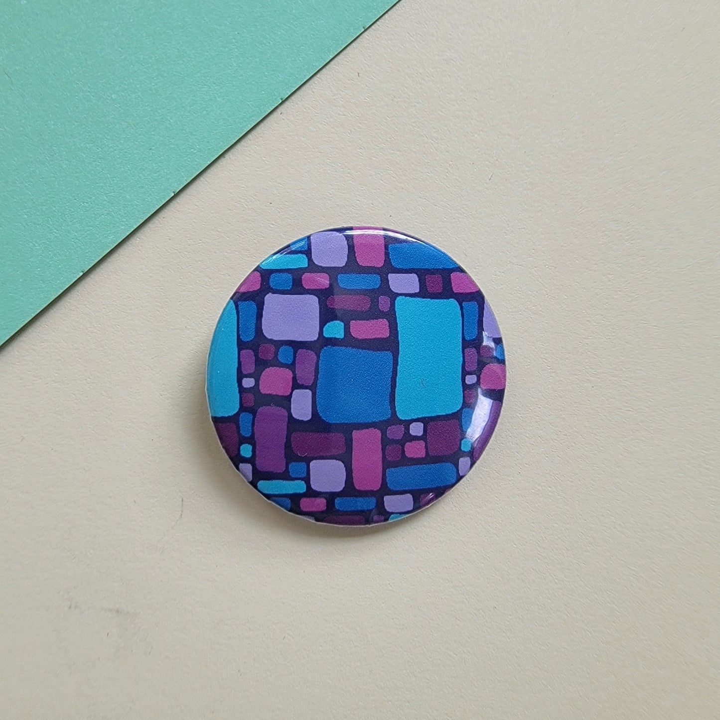 Purple Pattern Button