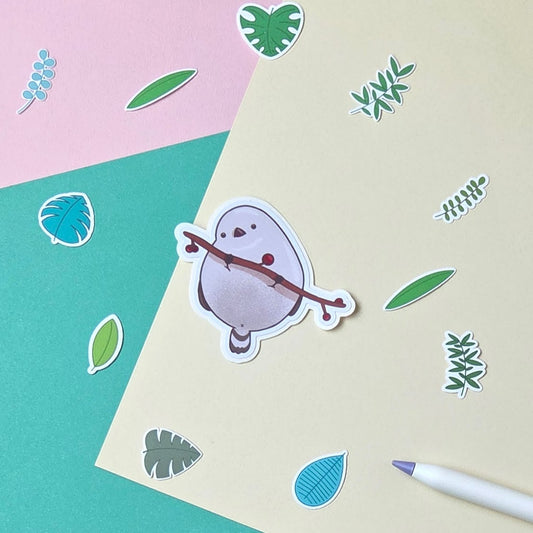 Snowy Bird Sticker