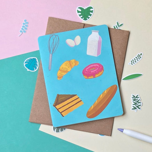Baked Goods Greeting Card