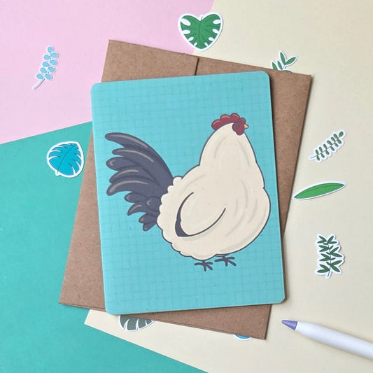 Bantam Rooster Greeting Card