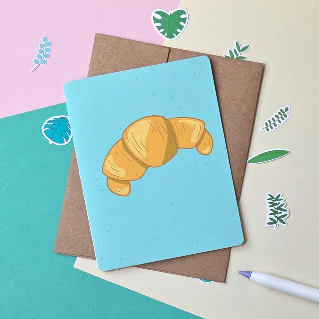 Croissant Greeting Card