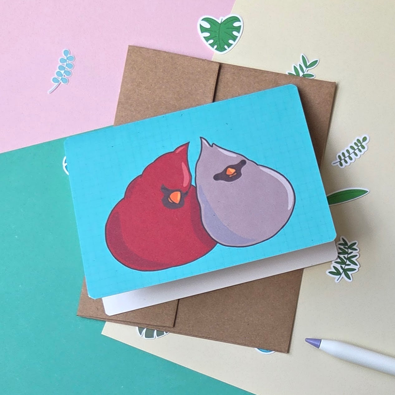 Cardinal Duo Greeting Card