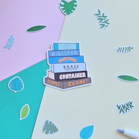 Stack of Games Sticker