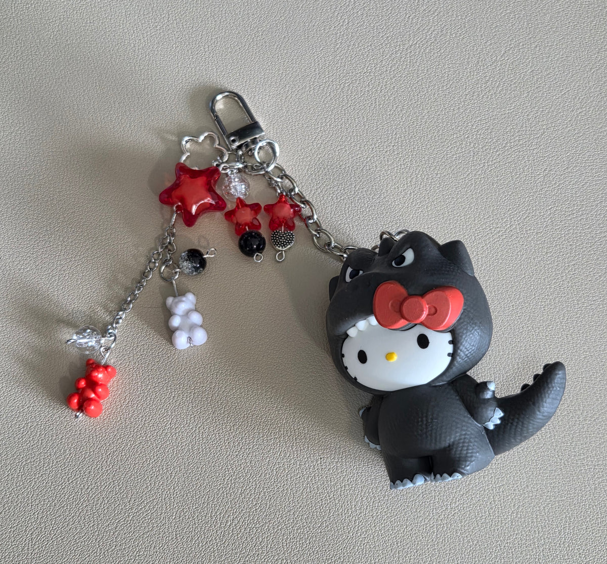 Upcycled Hello Kitty Bag Charm