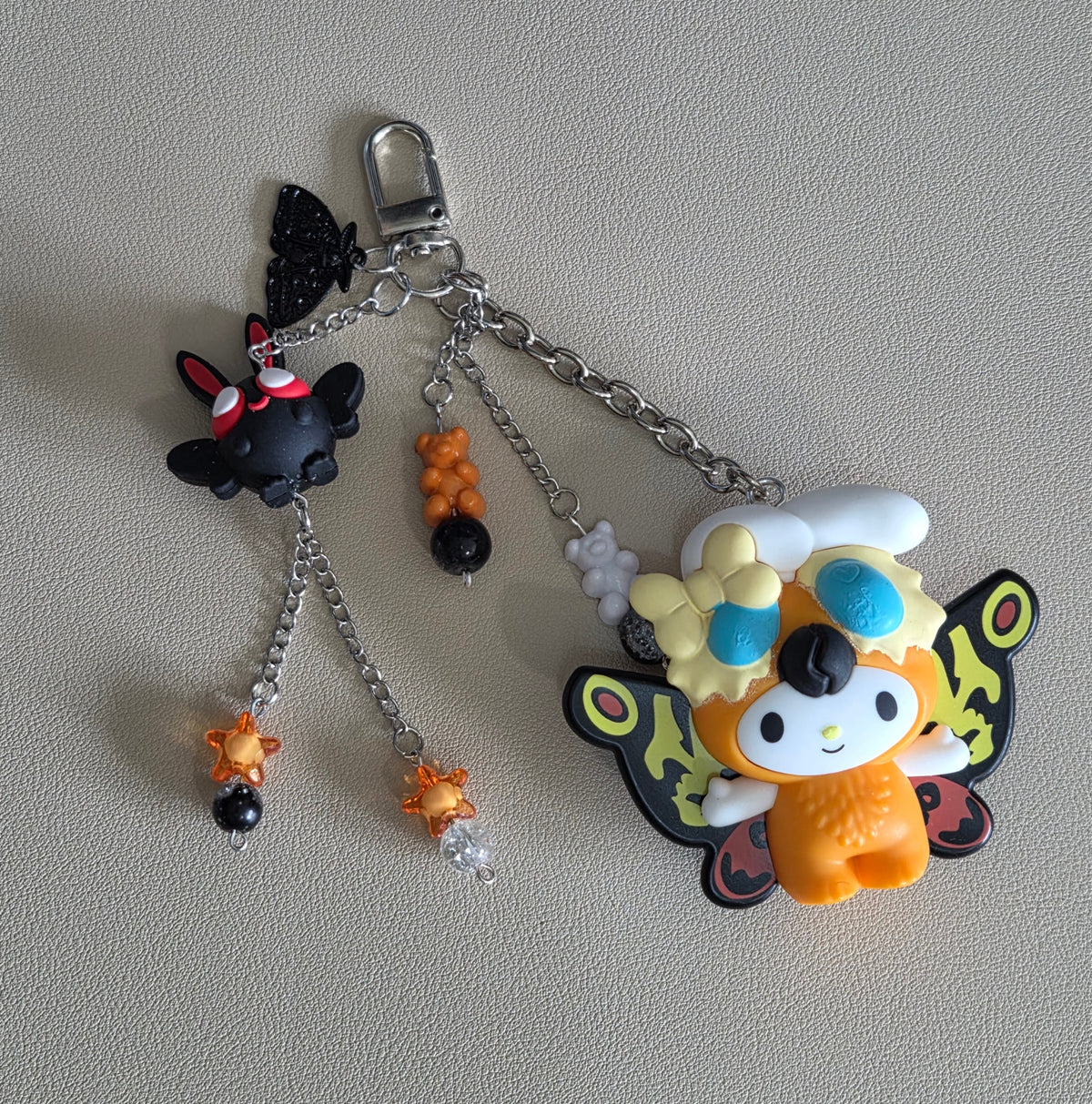 Upcycled Hello Kitty Bag Charm