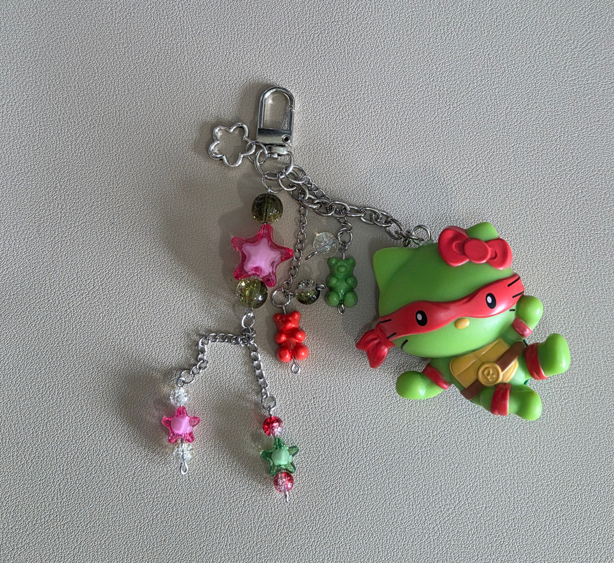 Upcycled Hello Kitty Bag Charm