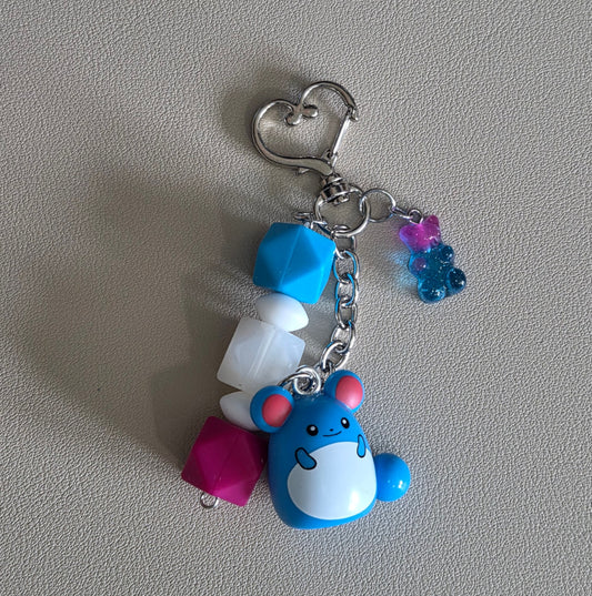 Upcycled Pokemon Bag Charm