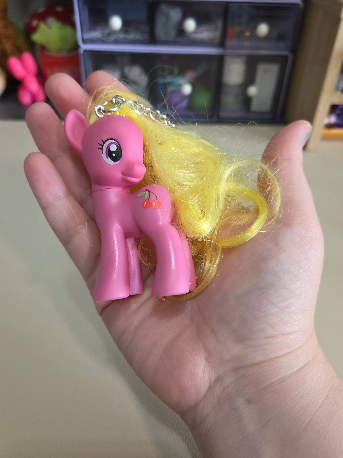 my little pony upcycled bag charm