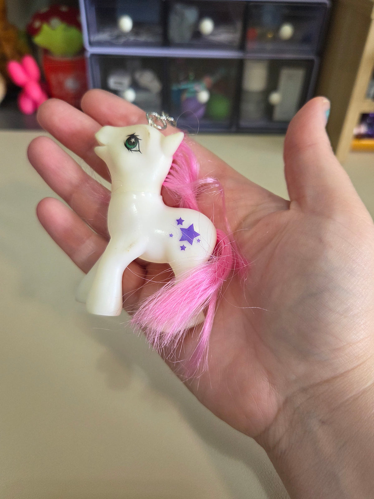 my little pony upcycled bag charm