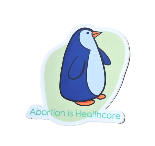 Abortion is Healthcare Penguin Sticker