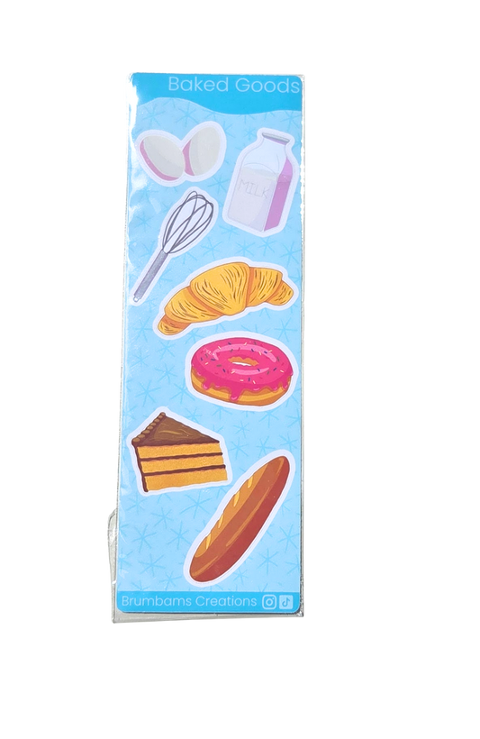 Baked Goods Sticker Sheet