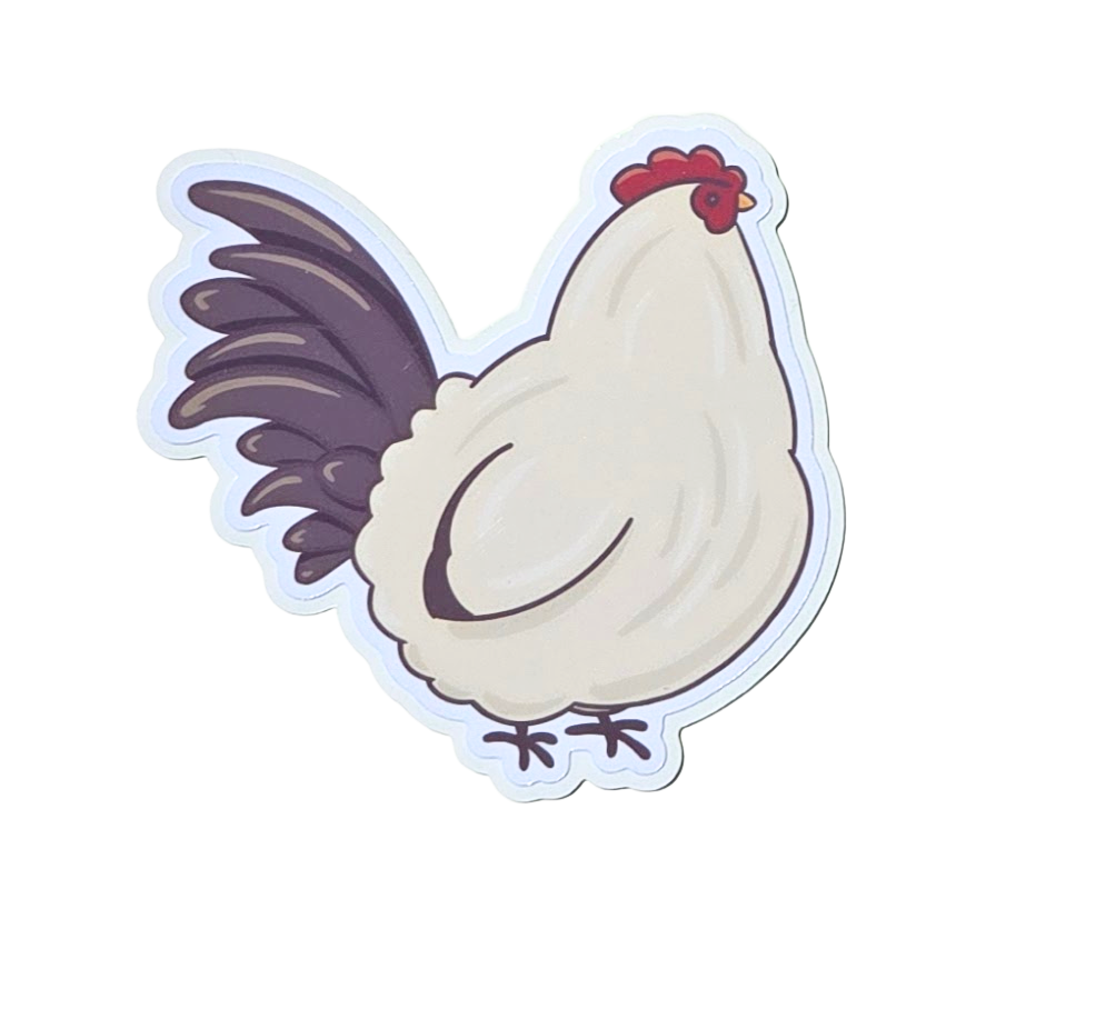 Bantam Rooster Sticker