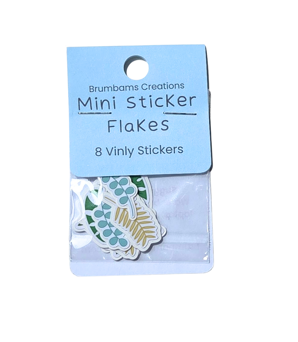 Leaf Mini Sticker Flakes Pack