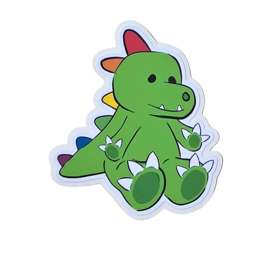 Queerosaurus Sticker