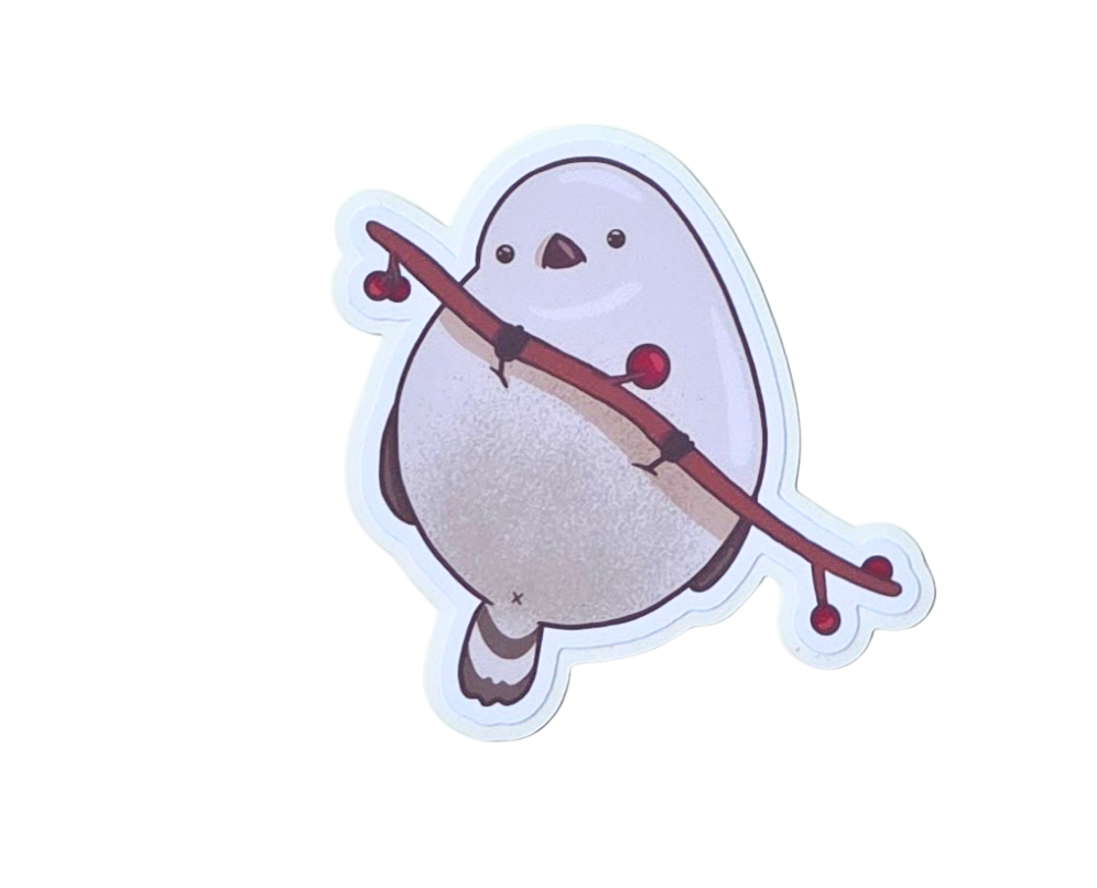 Snowy Bird Sticker