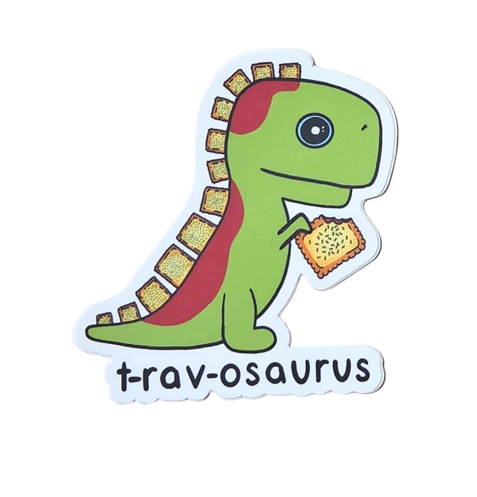 t-rav-osaurus Sticker