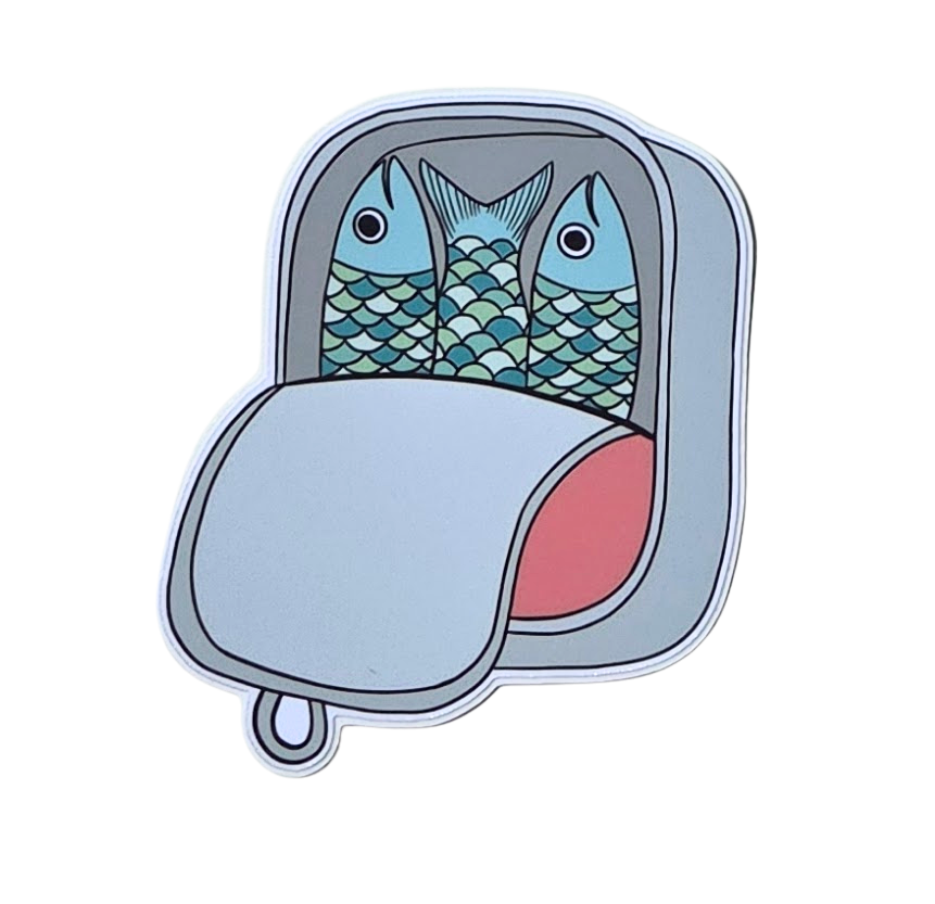 Tin of Sardines Sticker