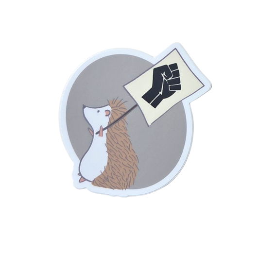 BLM Protest Hedghog Sticker